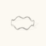 Dainty Wavy Stacking Ring