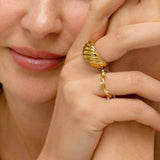 Bold Twist Dome Ring