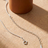 Silk Box Chain Necklace
