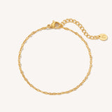 Dainty Fancy Chain Anklet
