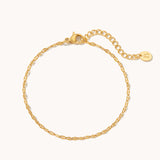 Dainty Fancy Chain Anklet