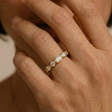 Bezel Set Multi-Cut Eternity Ring