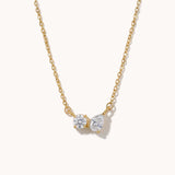 Round & Pear Duo Necklace