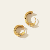 CZ Huggie Hoop Earrings