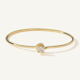 Princess Cut CZ Bangle