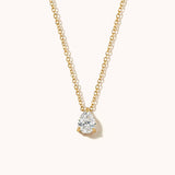 Pear Drop Solitaire Necklace