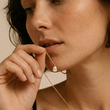 Pear Drop Solitaire Necklace