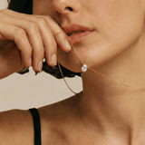 Oval Solitaire Necklace