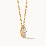 Marquise Solitaire Necklace