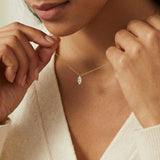 Marquise Solitaire Necklace