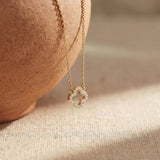 Pavé Clover Pendant Necklace
