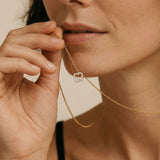 Pavé Clover Pendant Necklace