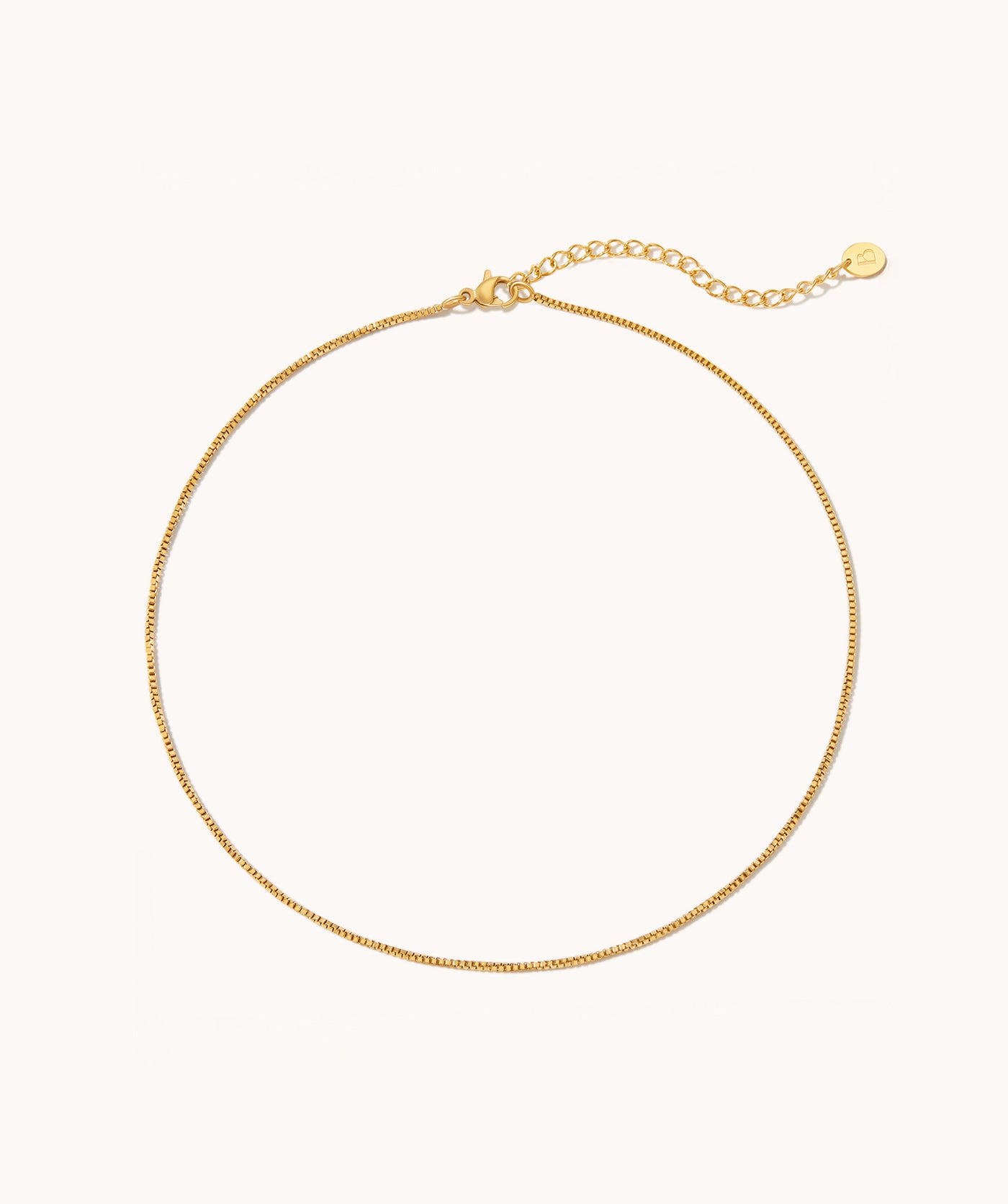Dainty Box Chain Necklace – Benique