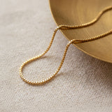 Dainty Box Chain Necklace
