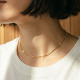 Dainty Box Chain Necklace