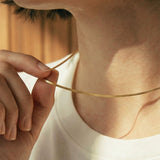 Ultra Dainty Snake Chain Necklace