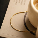 Round Snake Chain Necklace