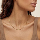 Round Snake Chain Necklace