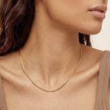 Round Snake Chain Necklace