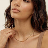 Round Snake Chain Necklace