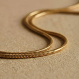 Round Snake Chain Necklace