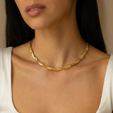 Twisted Snake Chain Necklace