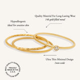 Dainty Stacking Ring Set