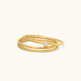 Dainty Stacking Ring Set