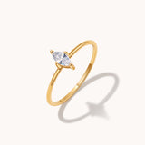 Dainty Marquise Solitaire Ring