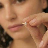 Dainty Marquise Solitaire Ring