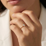 Dainty Marquise Solitaire Ring