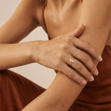 Dainty Heart Duo Ring