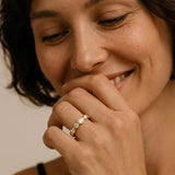 Bezel Set Multi-Cut Eternity Ring