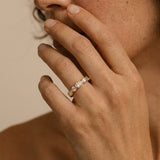 Bezel Set Multi-Cut Eternity Ring