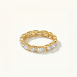 Bezel Set Multi-Cut Eternity Ring