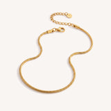 Round Snake Chain Anklet