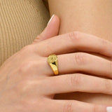 Hexagon Sun Signet