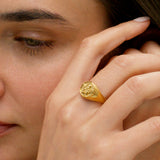 Angel Signet Ring