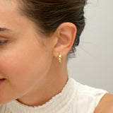 CZ Huggie Hoop Earrings