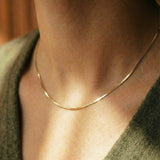 Ultra Dainty Snake Chain Necklace