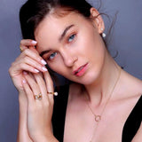 Rectangle Clear Diamond Ring