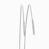 Minimal Threader Earrings (Silver)