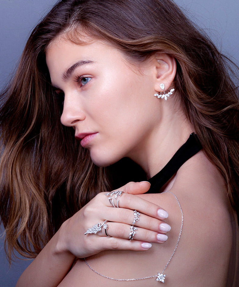 Crystal Leaf Double Ring_Model_Benique