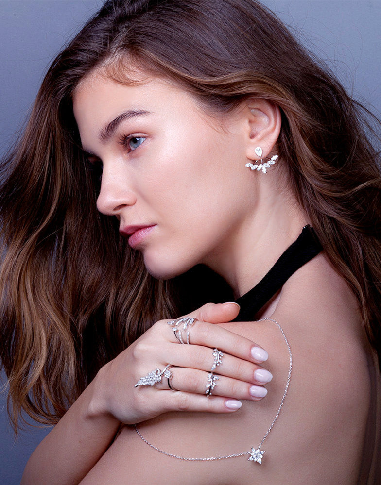 Crystal Leaf Double Ring_Model_Benique