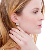 Iceberg Stud Earrings_Model_Benique