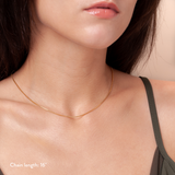 Silk Box Chain Necklace