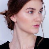 Minimalist Mini Triangle Stud (Silver) | Benique