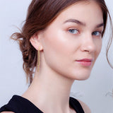 Metallic Bar Ear Jackets_Model_Benique