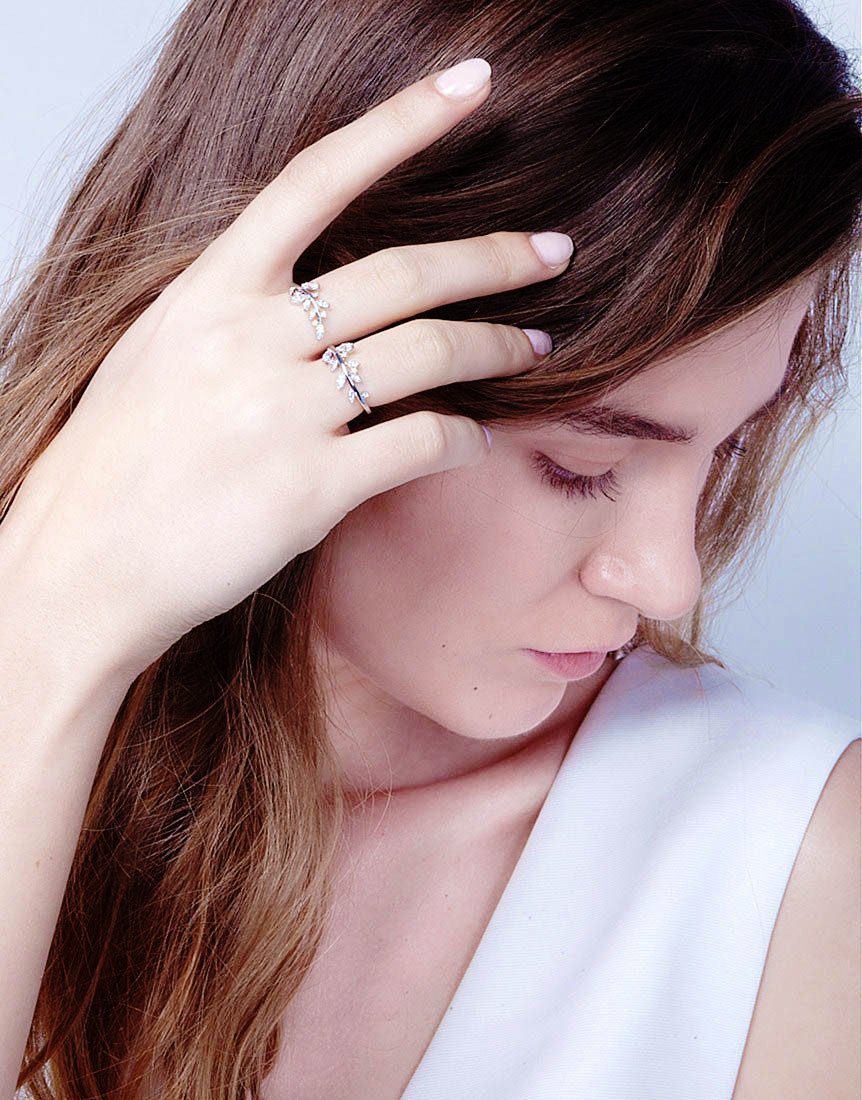 Crystal Leaf Double Ring_Model_Benique