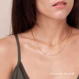 Silk Box Chain Necklace